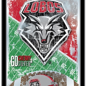 University of New Mexico Football Wall Mirror | UNM Lobos