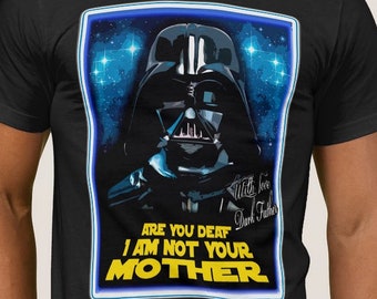 Star Wars t-shirt Darth Vader parody funny 5XL 4XL 3XL XXL XL L M oversize white black grey