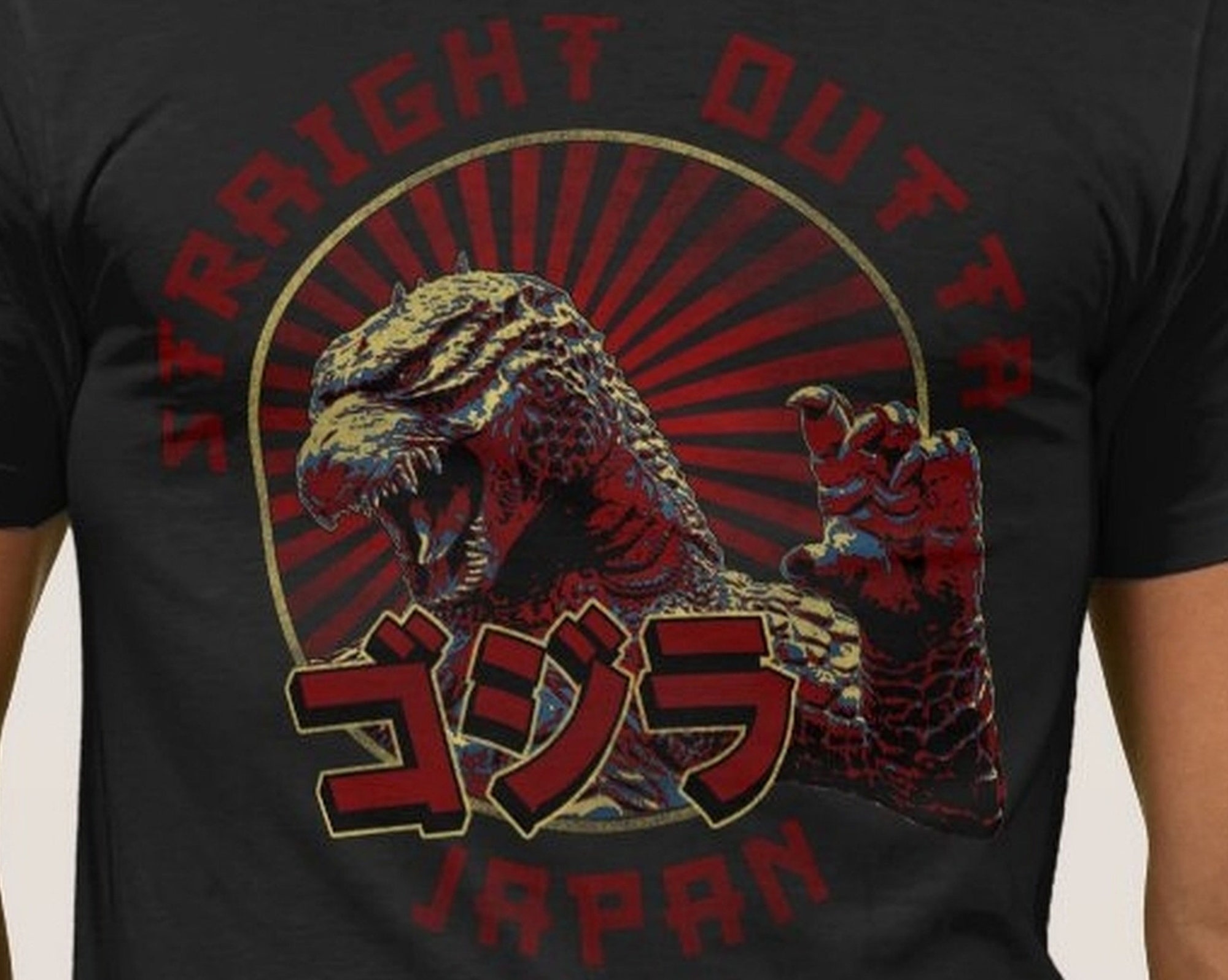 Discover Godzilla T-shirt Gojira Kaiju Japan Sci-fi Monster Movie