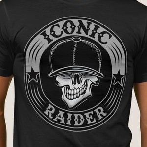 Raider t-shirt gangsta mafia cartel thug vato loco crooks felon skull 5XL 4XL 3XL Xxl Xl L M S