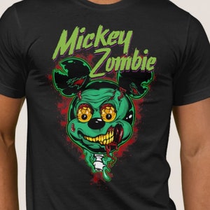 Mickey zombie shirt - Etsy 日本