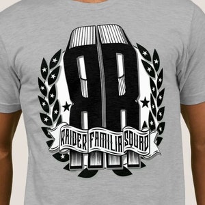T-shirt Heren Raider t-shirt familia gangsta maffia kartel schurk chicano cholo 5XL 4XL 3XL Xxl XL L M S
