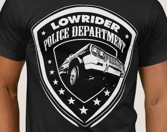 Koszulka Lowrider męska Koszulka Lowrider Vato Loco Chicano Cholo Thug XL 4XL 3xl XXL XL L M S Czarny Biały Szary