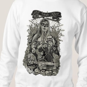 Sweatshirts voor heren La Catrina Sweatshirt La Calavera pullover cholo trui chicano hoodie mexicaanse suikerschedel gangsta 3XL XXL XL L M S