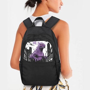 Godzilla Backpack Gift School Bag Gojira