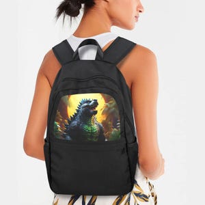 Godzilla Backpack Gift Bag Kaiju Godzilla Kids Backpack Gojira Back Pack Gift
