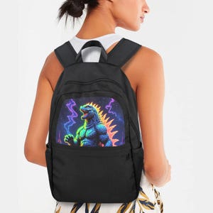 Godzilla Backpack Gift School Bag Gojira Present Kaiju Back Pack