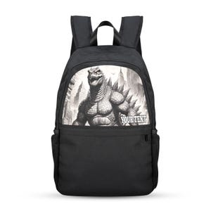 Godzilla Backpack Gift Bag Gojira Personalized Kaiju Back Pack Gift Backpack Personalized Birthday Kids Gift Back Pack