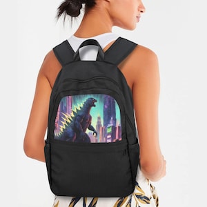 Godzilla Backpack Gift School Bag Gojira Present Kaiju Back Pack Gift