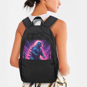 Godzilla Backpack Gift School Bag Gojira Present Kaiju Bag