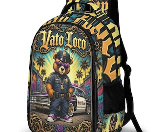 Plecak Vato Loco, torba podróżna Police Bear, niska torba samochodowa, plecak miejski