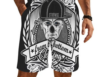 Beach Shorts Gangsta Clown Men