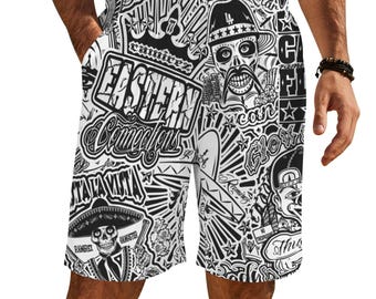 Beach Shorts Gangsta Chicano Men