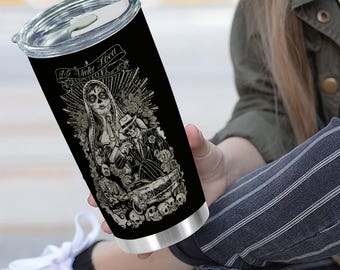 Tumbler 20oz Kaiju Cup Drinkware Gift Tumbler Mi Vida Loca