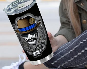 Tumbler 20oz Kaiju Cup Drinkware Gift Tumbler Lowrider Vato Loco