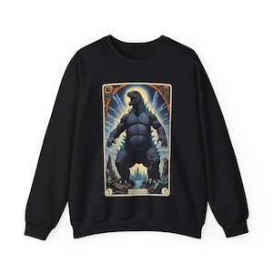 Sweatshirts for Men Sweatshirt Godzilla Pullover Gojira Sweater Kaiju Retro