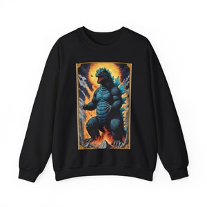 Sweatshirts for Men Sweatshirt Godzilla Pullover Gojira Sweater Kaiju Art