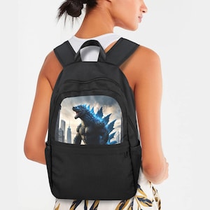Godzilla Backpack Gift Bag Gojira Present Kaiju Back Pack Gift Backpack