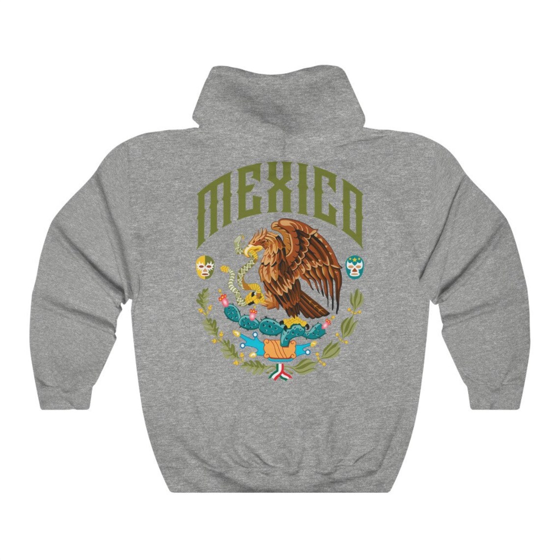 Mexico Hoodie sweatshirt pullover 5XL 4XL 3XL XXL XL L Etsy