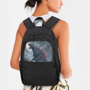 Godzilla Backpack Gift Bag Gojira Present Kaiju Back Pack Gift Backpack Gift