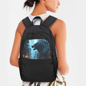 Godzilla Backpack Gift Bag Gojira Backpack Present Kaiju Back Pack Godzilla Kids