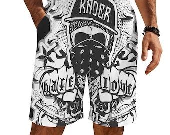 Beach Shorts Gangsta Clown Men