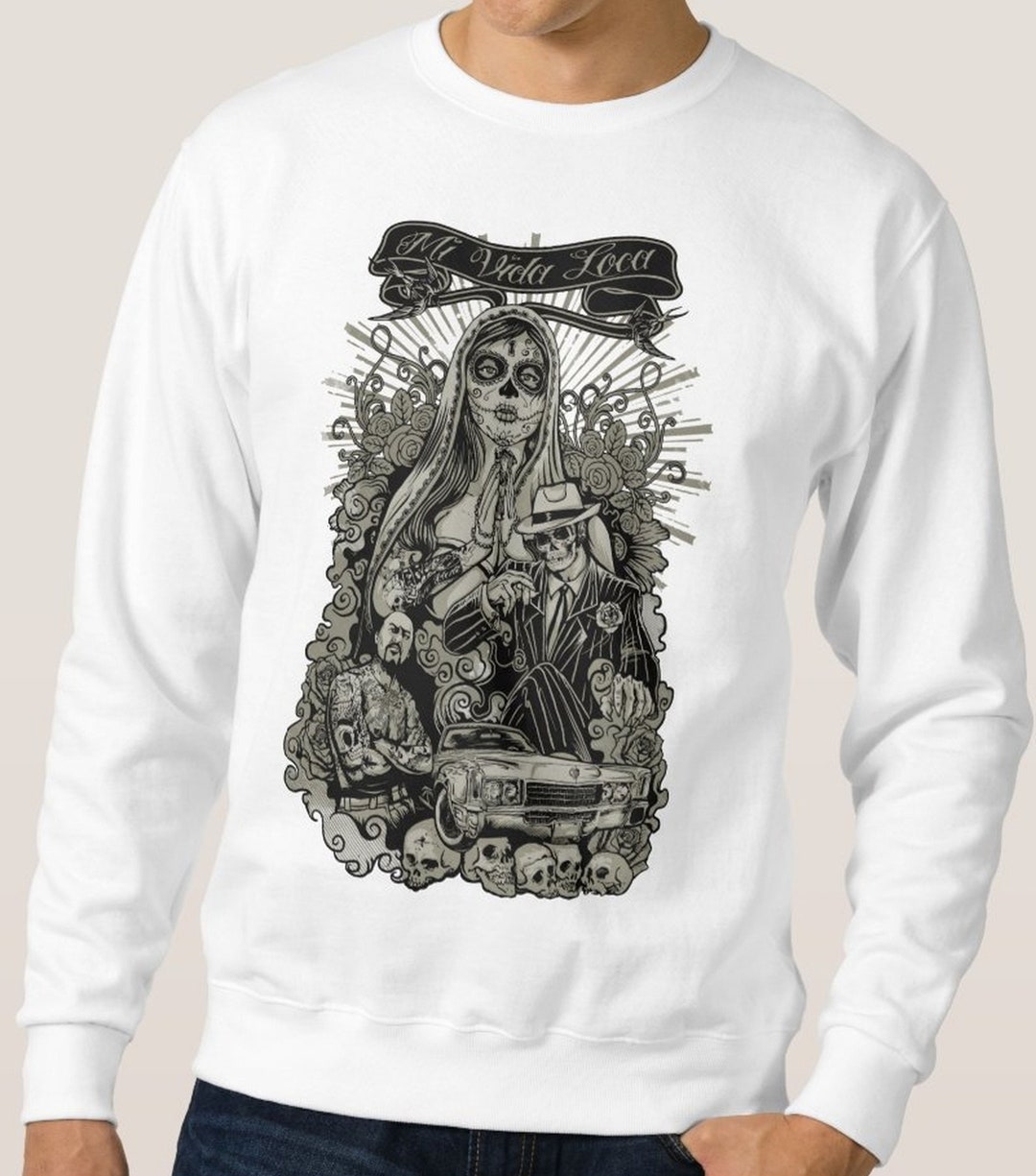 Calavera Cumbia Graphic Hoodie main image 1