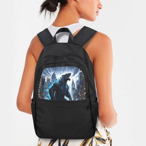Godzilla Backpack Gift Bag Kaiju Godzilla Kids Backpack Godzilla Back Pack Gift Gojira