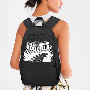 Godzilla Backpack Gift School Bag Gojira Present Kaiju