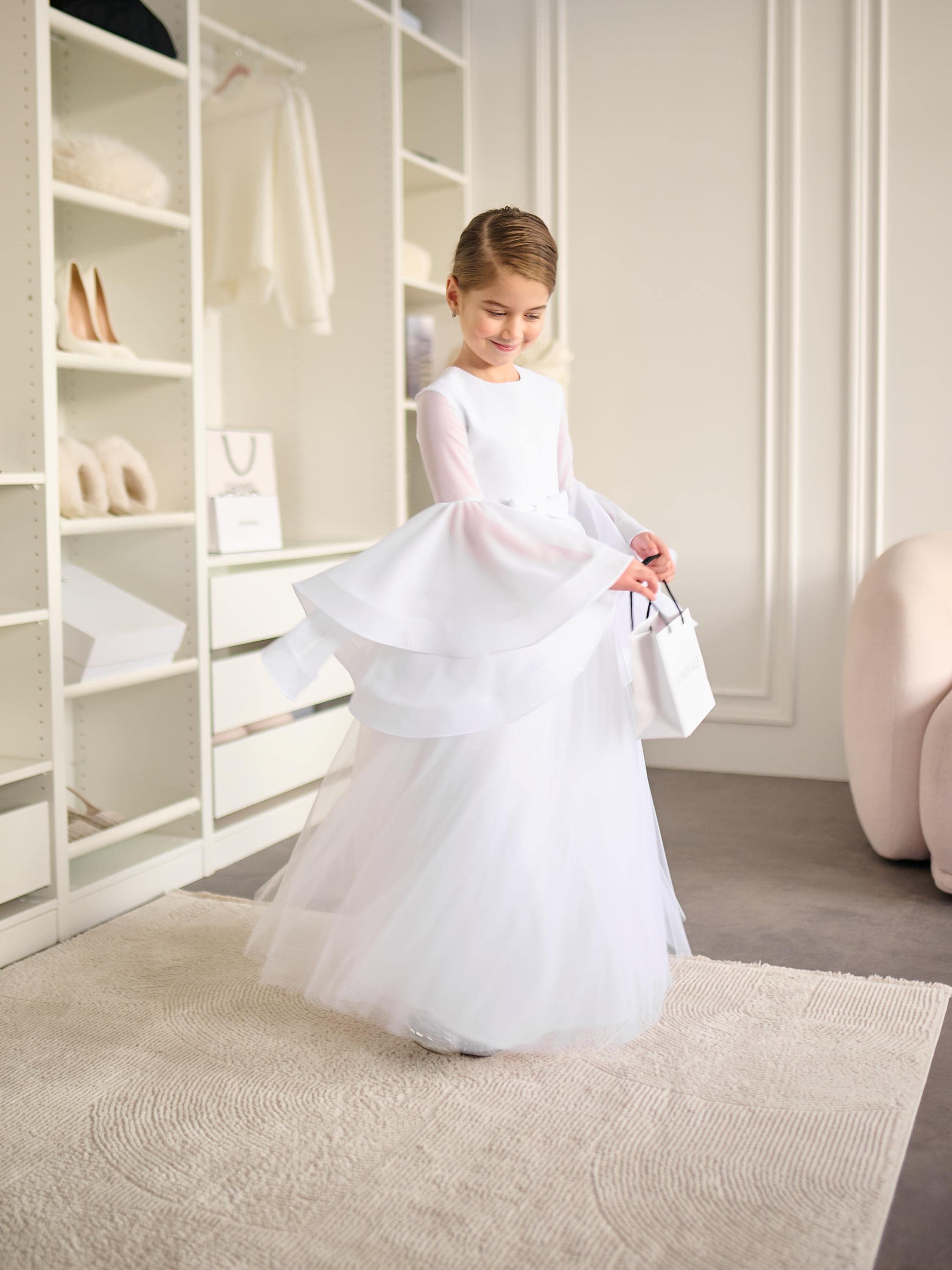 Modest White Confirmation Dress - Etsy