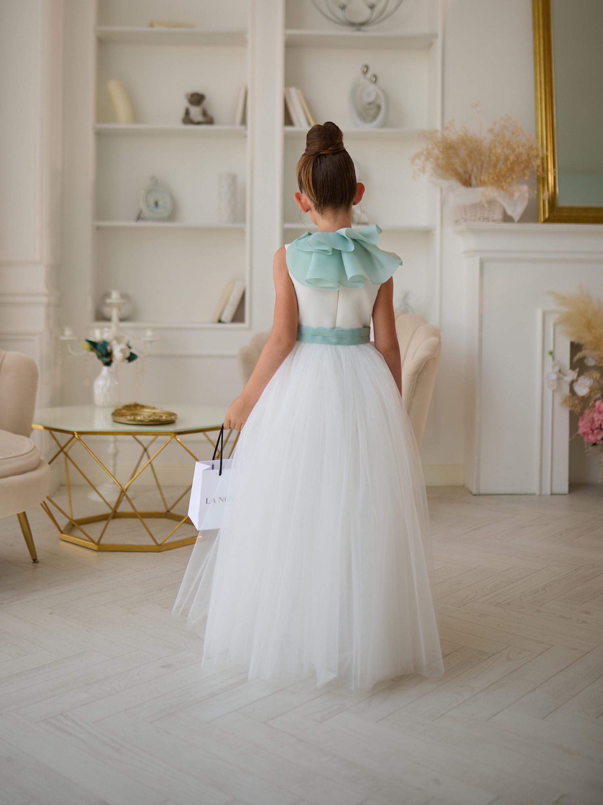 Sage Green, Satin, Junior Bridesmaid Dress - Etsy