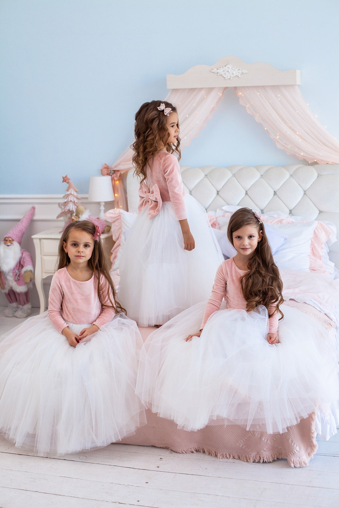 Flower girl dress long sleeve burgundy flower girl dress long Etsy