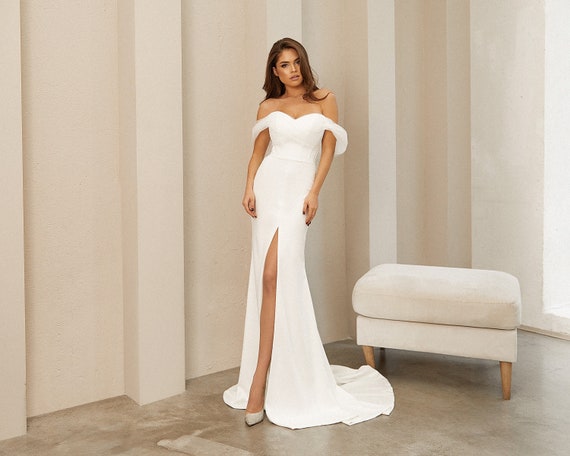 bodycon wedding dress uk