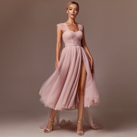 tea length dresses for wedding guests