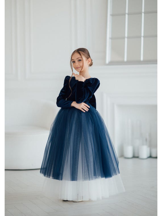 kids winter formal dress Jovani Kids K66708 Tulle Ruffle High Low Girls Formal Dress Party Gown Short Long main image 0