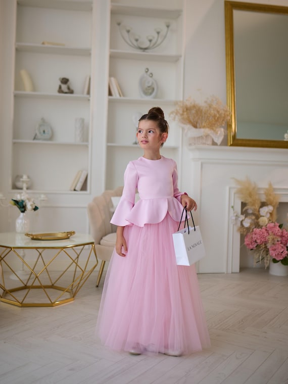 strapless open back dress Girls Formal Dresses main image 0