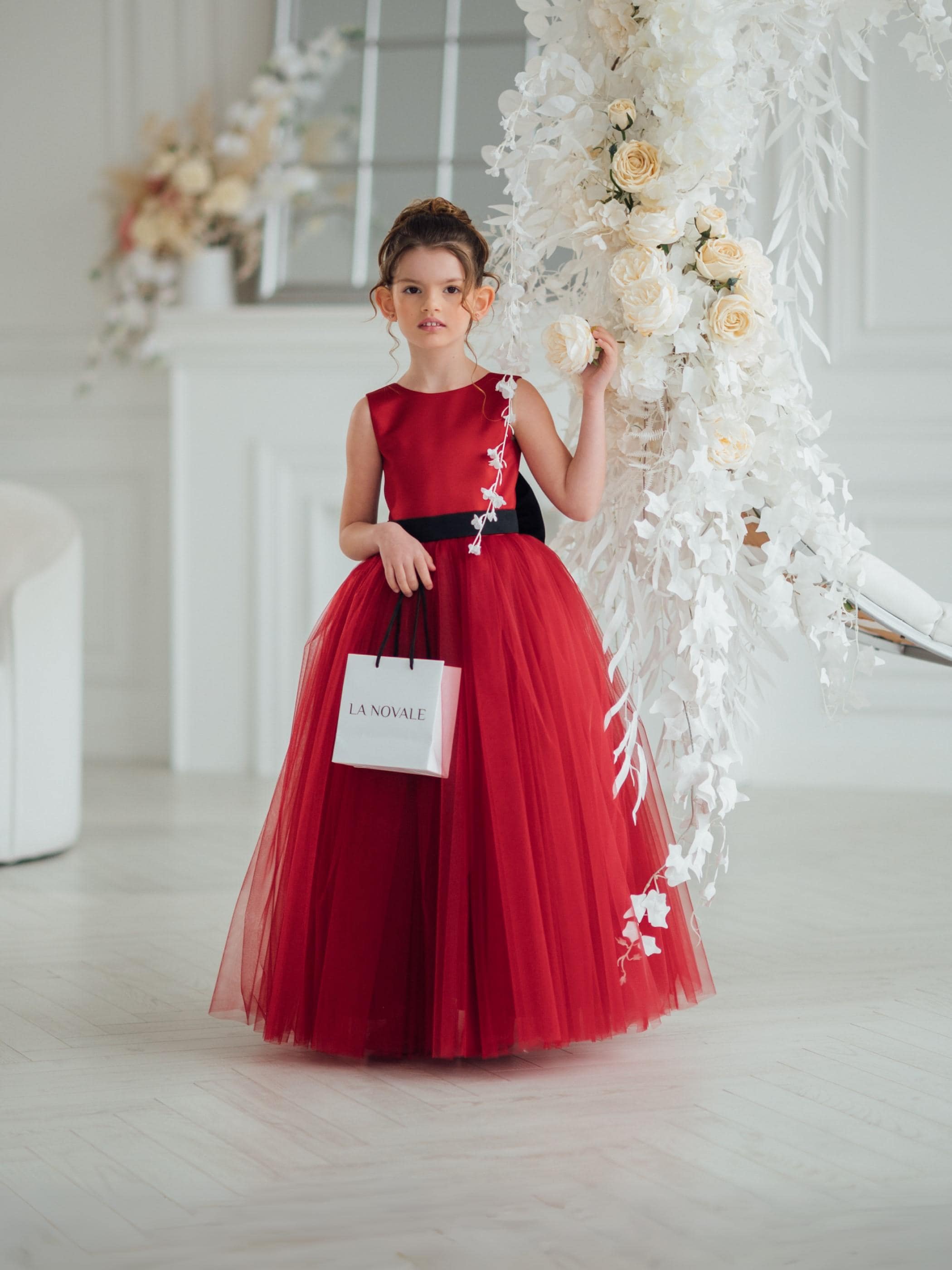 wine junior bridesmaid dresses Chocolate Brown Silky Strapless Maxi Eclair Dress – SABO main image 1