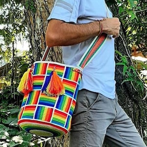 Bolsa grande Wayuu WHIPALA - Peça a sua