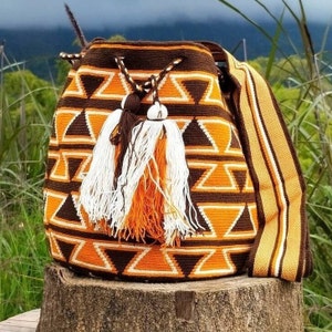 Bolso Wayuu en un hebra - Bolsa grande