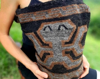 ARHUACA large virgin wool bag - SERES SAGRADO - Made to order
