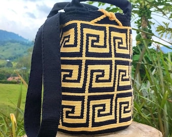 Wayuu TOTE bag with double handle - One short and one long adjustable