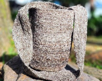 Arhuaca bag | "Night of the stars" | Backpack woven in native organic wool- Original and unique gift