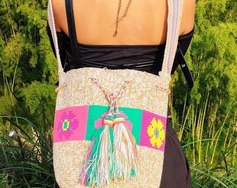 Hand-woven Wayuu bag perfect for carrying your belongings