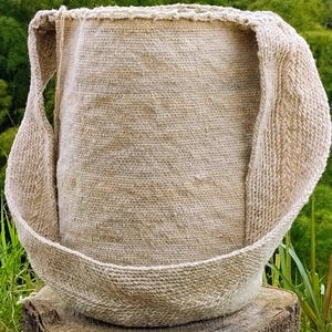 Handwoven Arhuaca bag | &quot;Snowy Peaks&quot; | Backpack woven in organic native wool - Choose size S-M-L