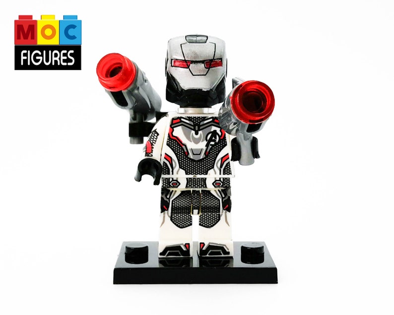 Marvel Avengers 4 War Machine Custom Special Edition Minifigure Avengers 4 Endgame Movie Minifigure Avengers 4 War Machine Minifigure Toy