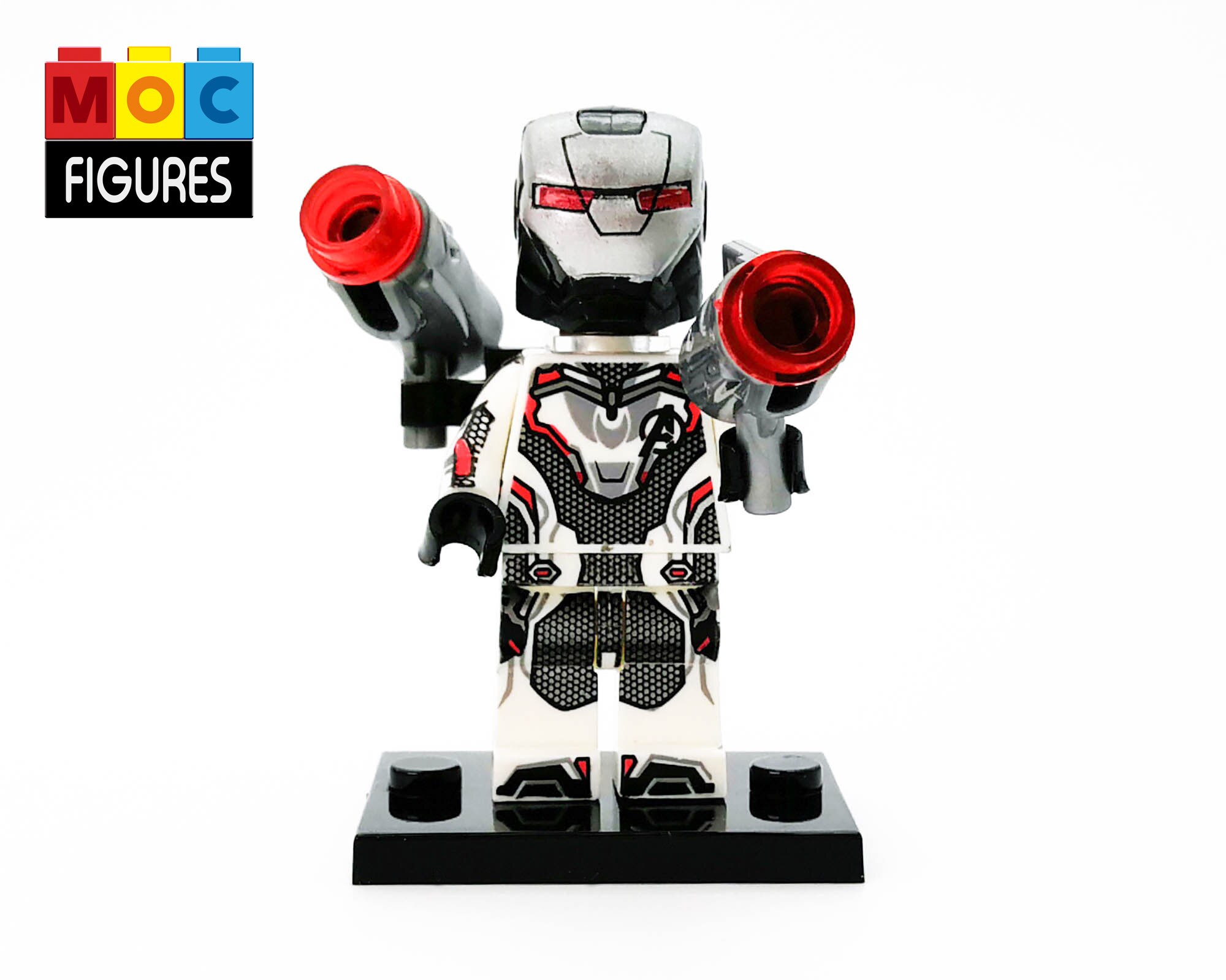 Marvel Avengers 4 War Machine Custom Special Edition Minifigure Avengers 4 Endgame Movie Minifigure Avengers 4 War Machine Minifigure Toy