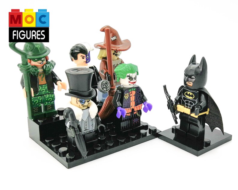 Two-Face as Batman Custom Minifigure RBC Custom Minifigures Lego Compatible
