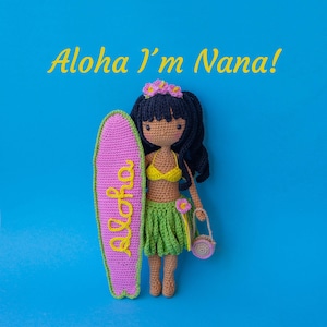 Nana the Summer Girl - Amigurumi Crochet Pattern (english) digital PDF download