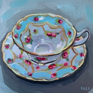 Tea in the Garden // 6”x6”
