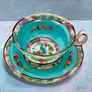 Morning Tea// 6”x6”